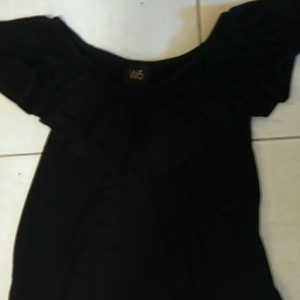 Top blacking the shoulders
